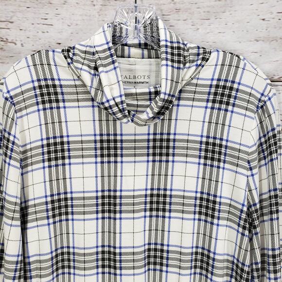 Talbots Women's Thermawarmth Turtle Neck Soft Stretch Top Size Large - Picture 4 of 13